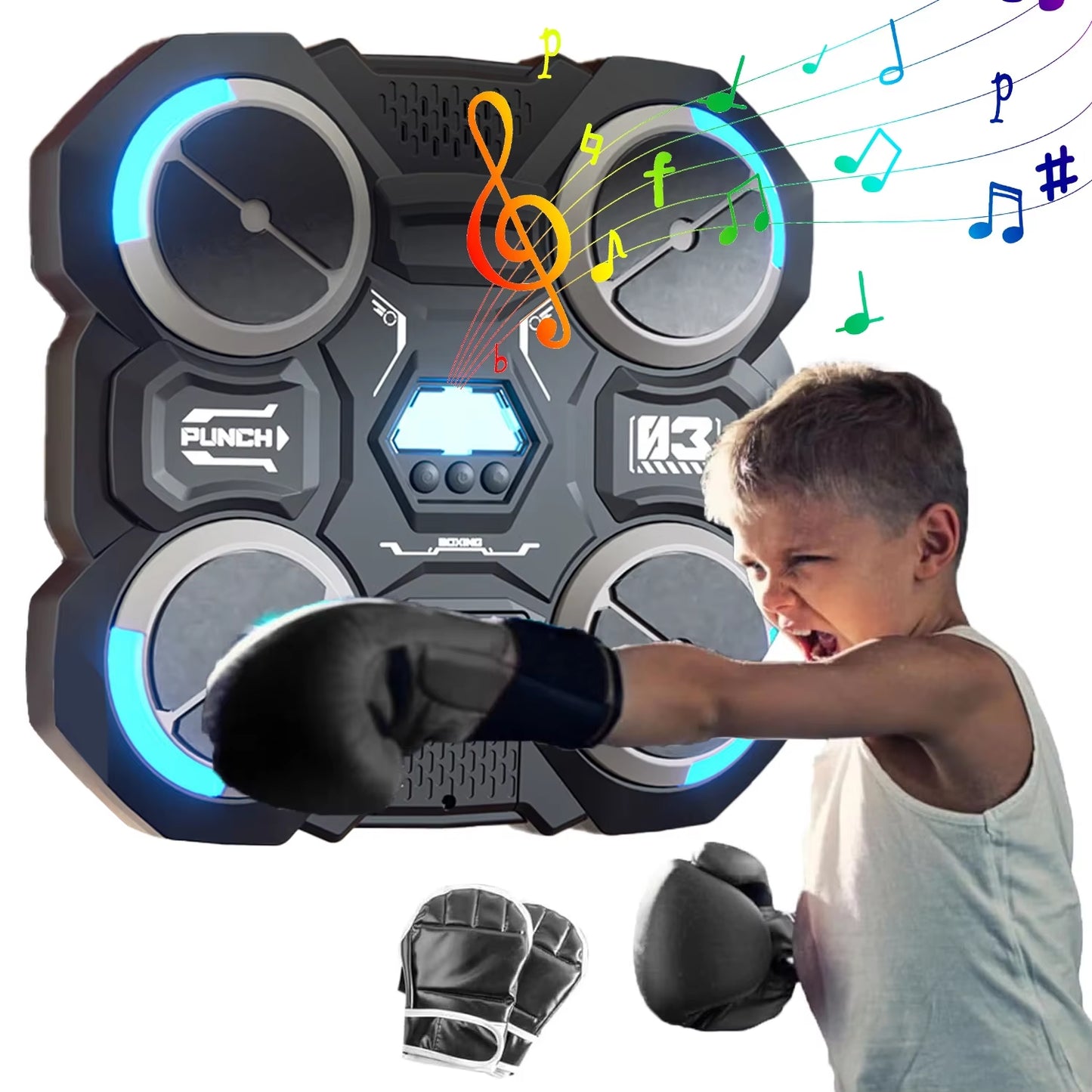 Punch 'n' Jam: The Hilarious Wall-Mounted Music Box for Tiny Tykes Who Want to Box Like Rocky!