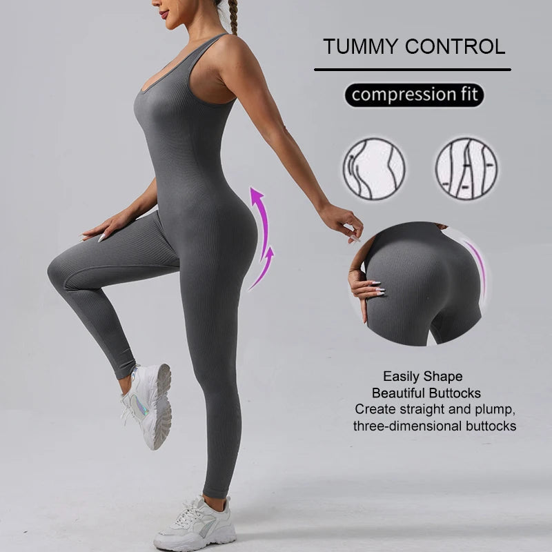 High Stretch Sports Jumpsuit