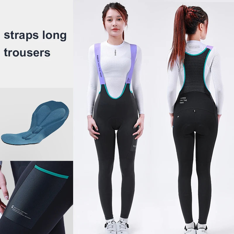 Womens Winter Fleece Biking Pants