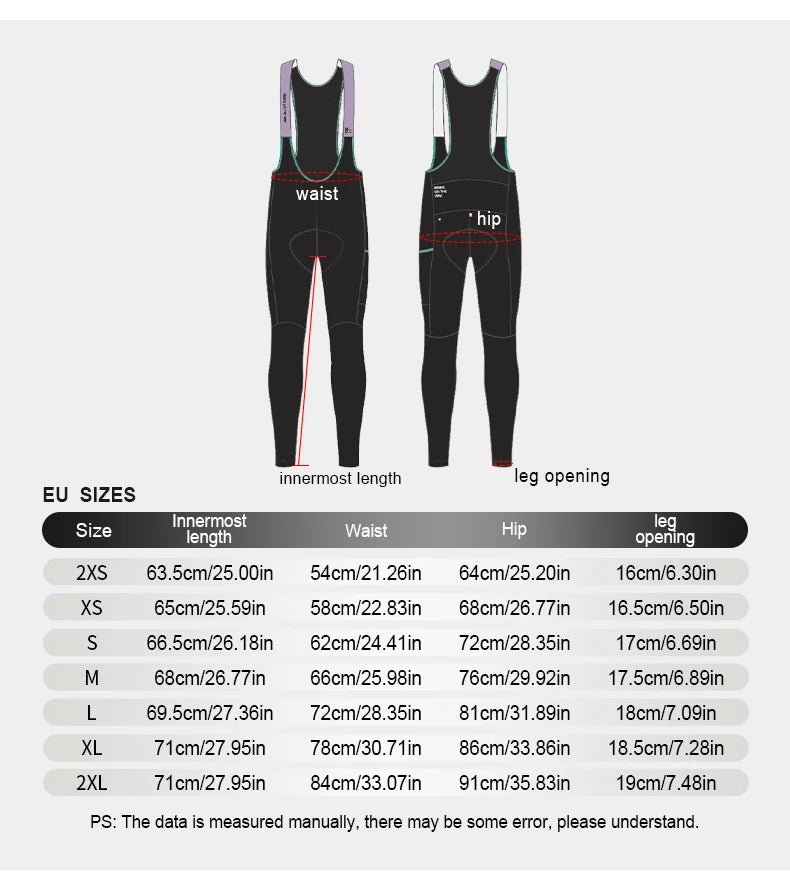 Womens Winter Fleece Biking Pants