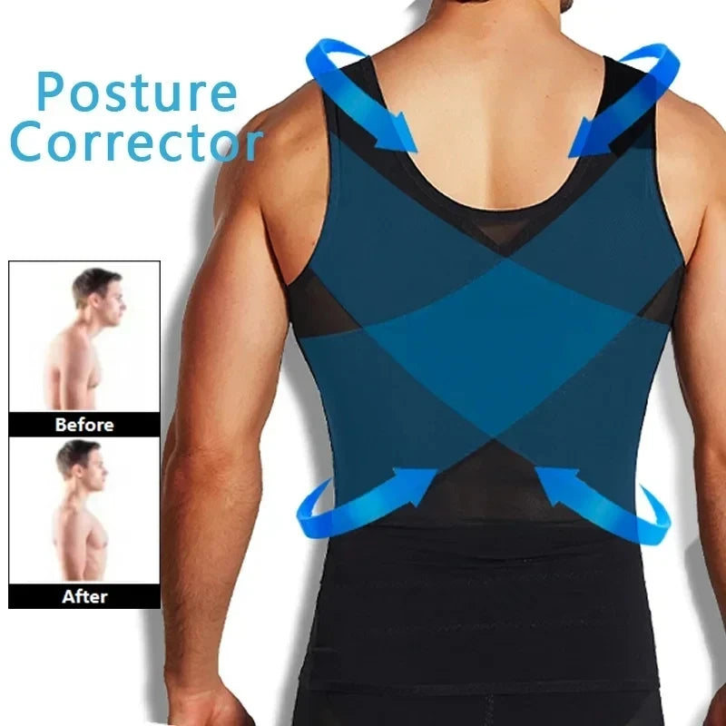 Men's Breathable Compression Tummy Control