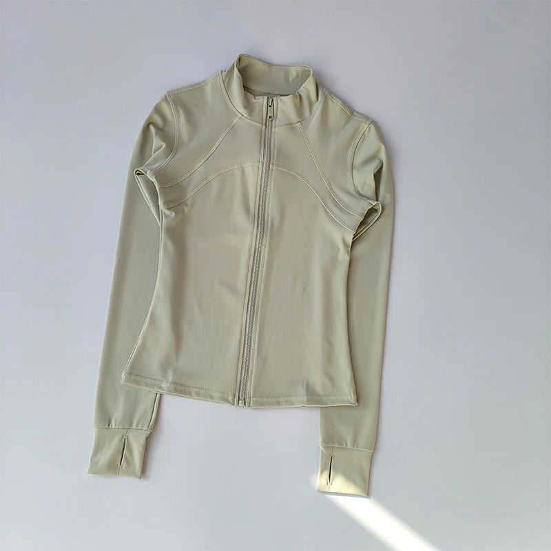 Windproof Long Sleeved Sports Jacket