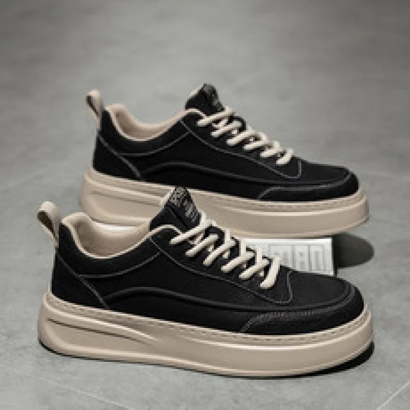 New Arrival Beige/Black Sneakers