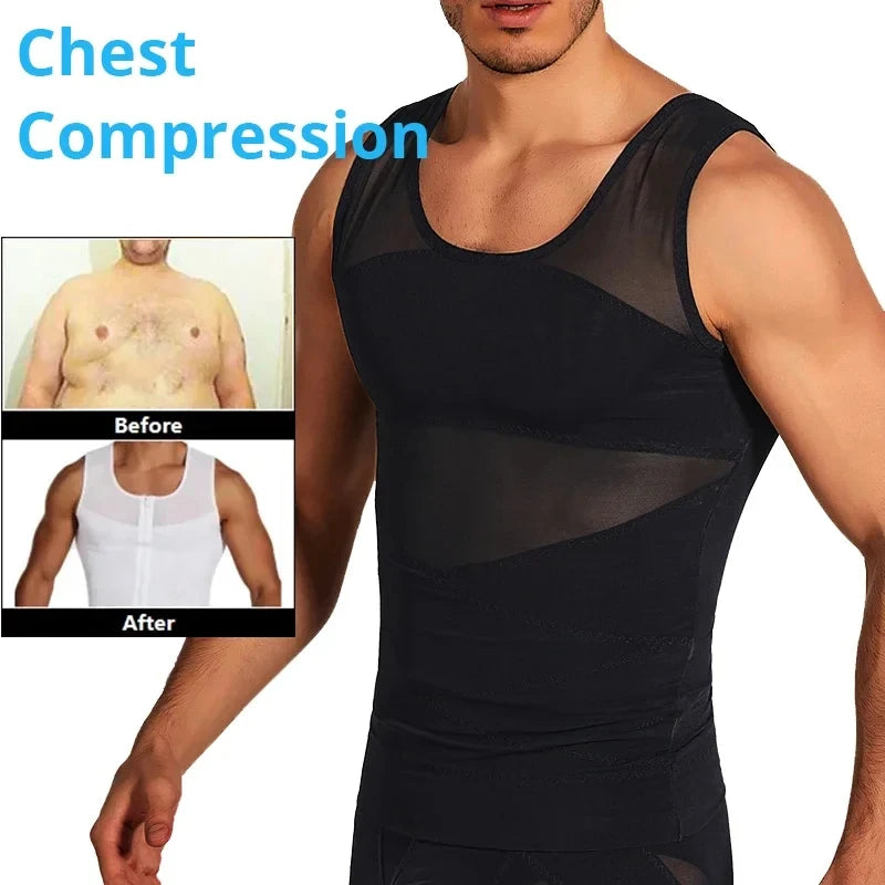 Men's Breathable Compression Tummy Control