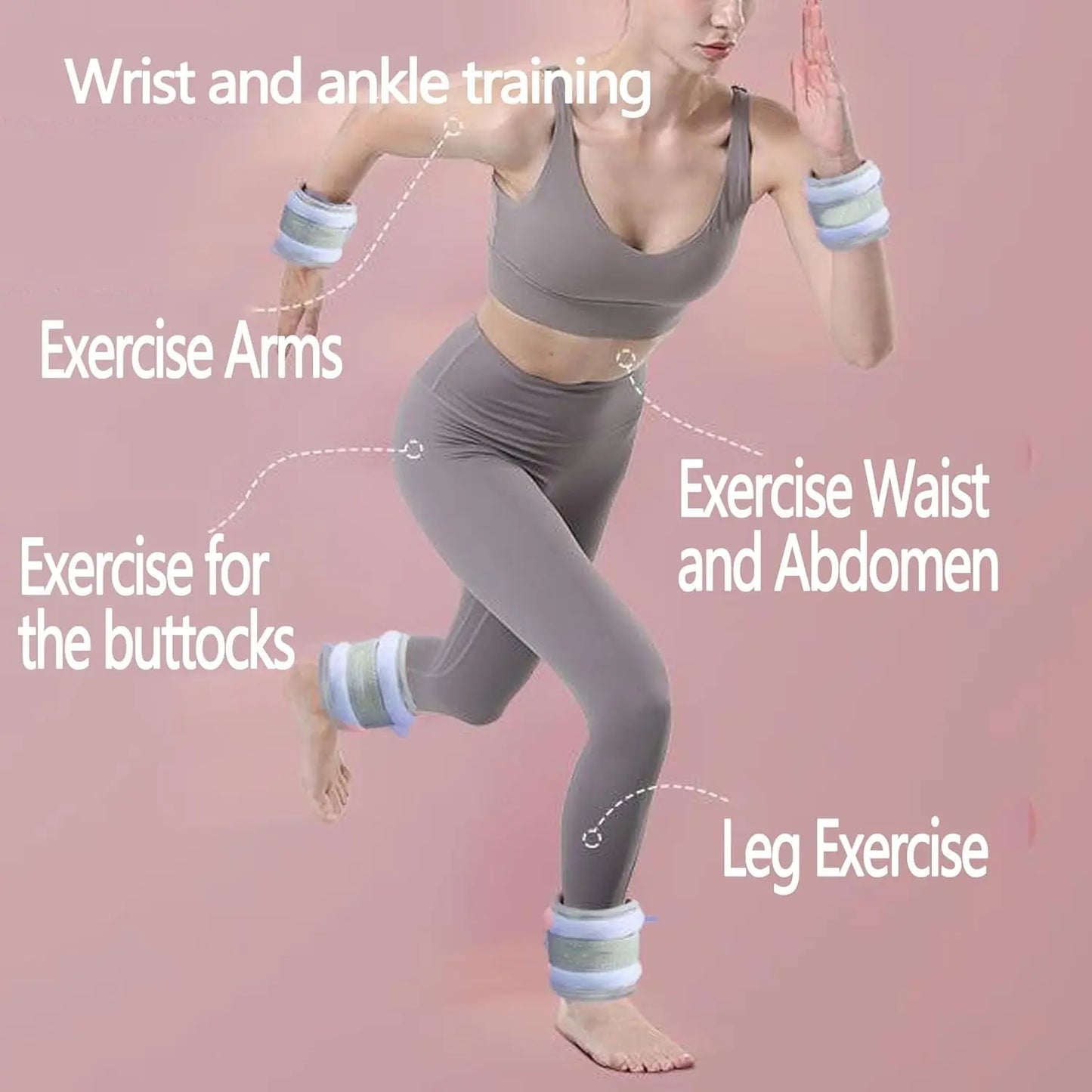 0.25/0.5/0.75KG Wrist/Ankle Sandbag Weights