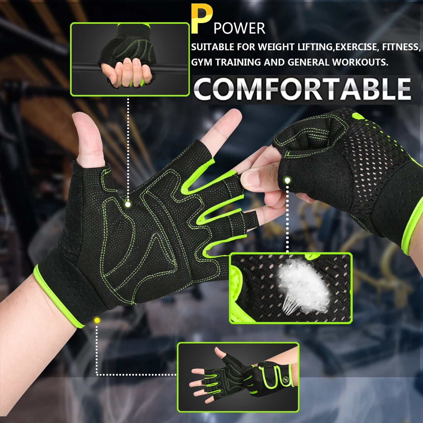 Unisex Weight Lifting/Cycling Gloves