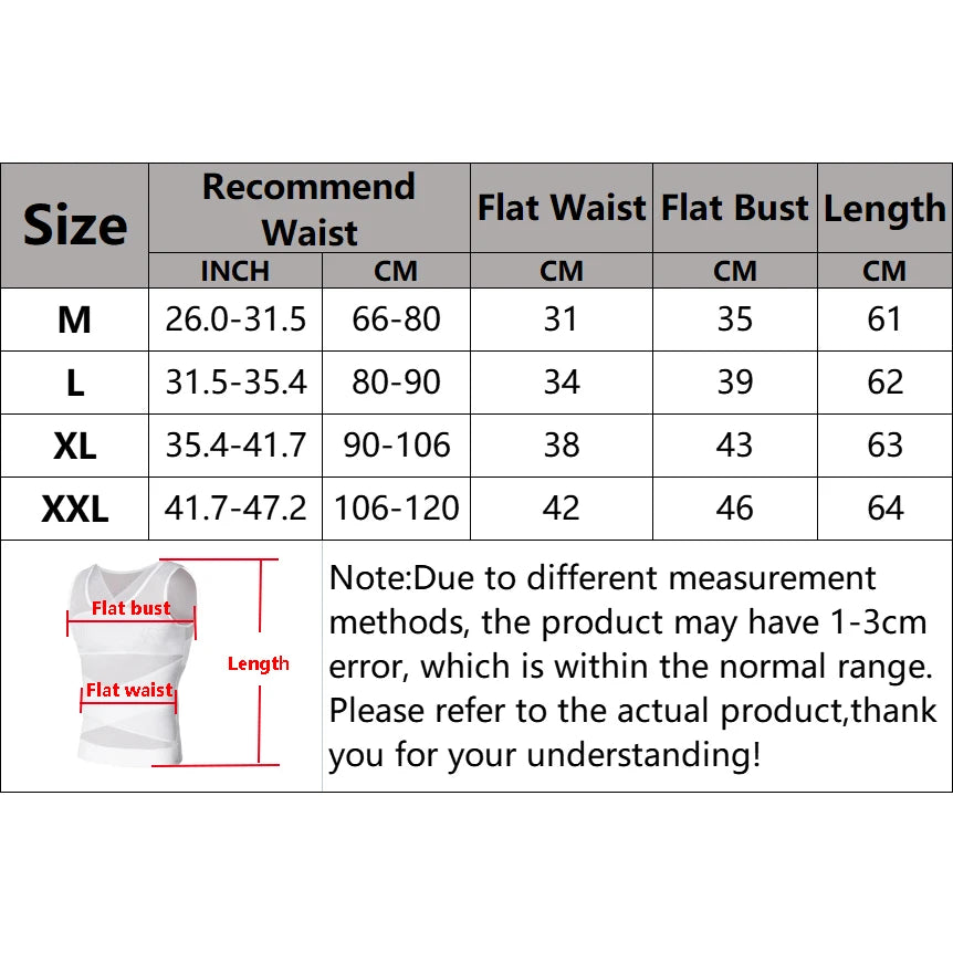 Men's Breathable Compression Tummy Control