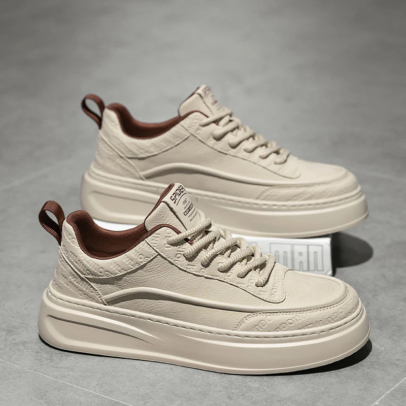 New Arrival Beige/Black Sneakers