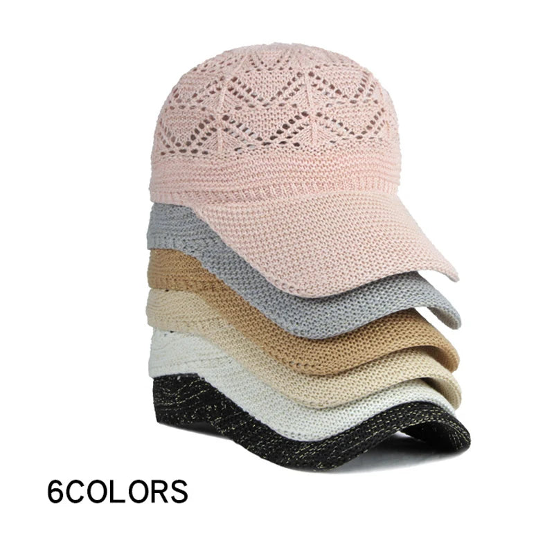 Women Breathabe mesh Baseball/summer Cap