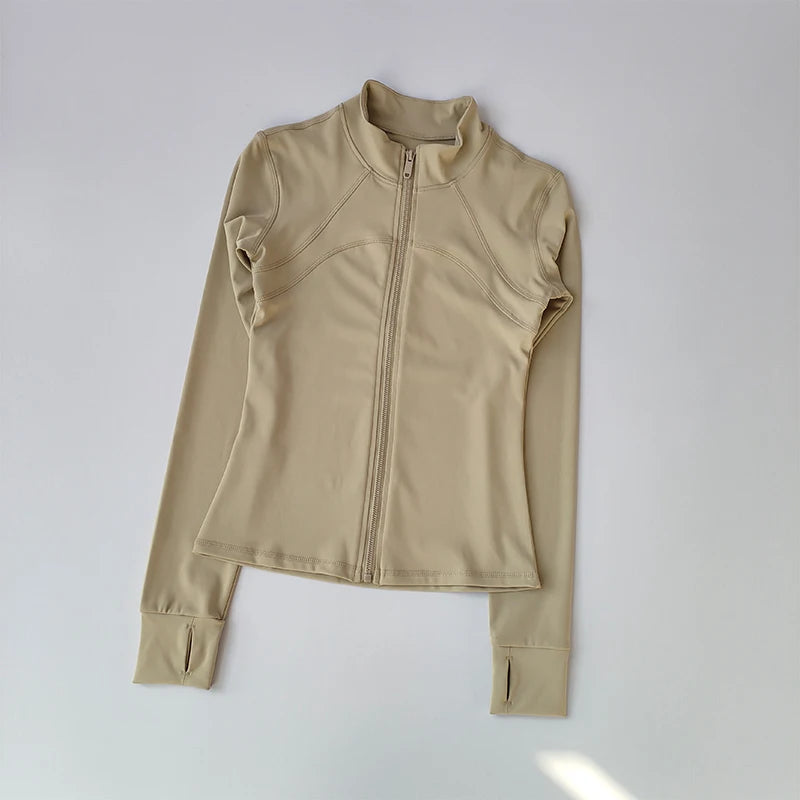 Windproof Long Sleeved Sports Jacket