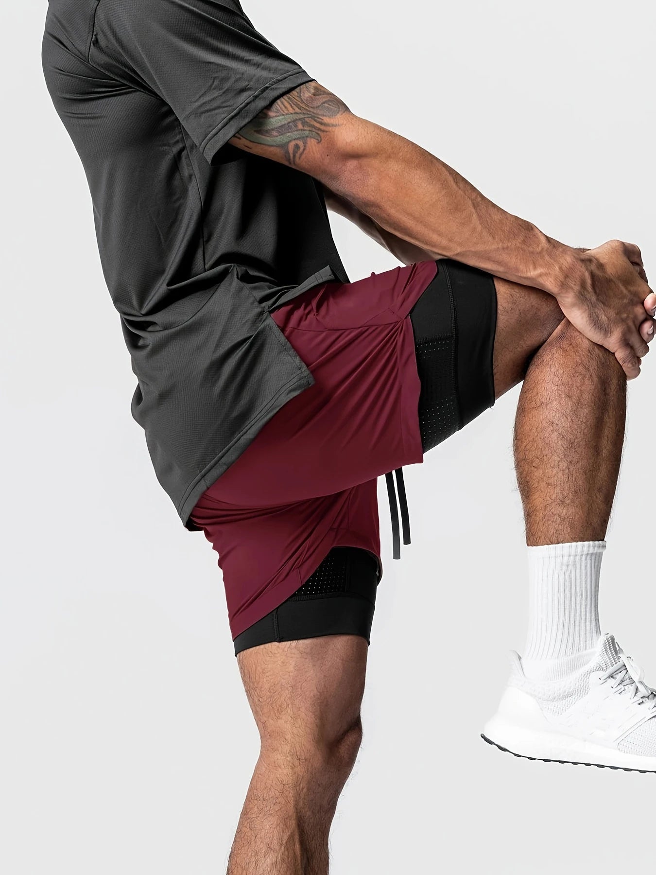 Double layered, quick drying shorts