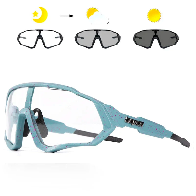 Unisex Photochromic Cycling Glasses