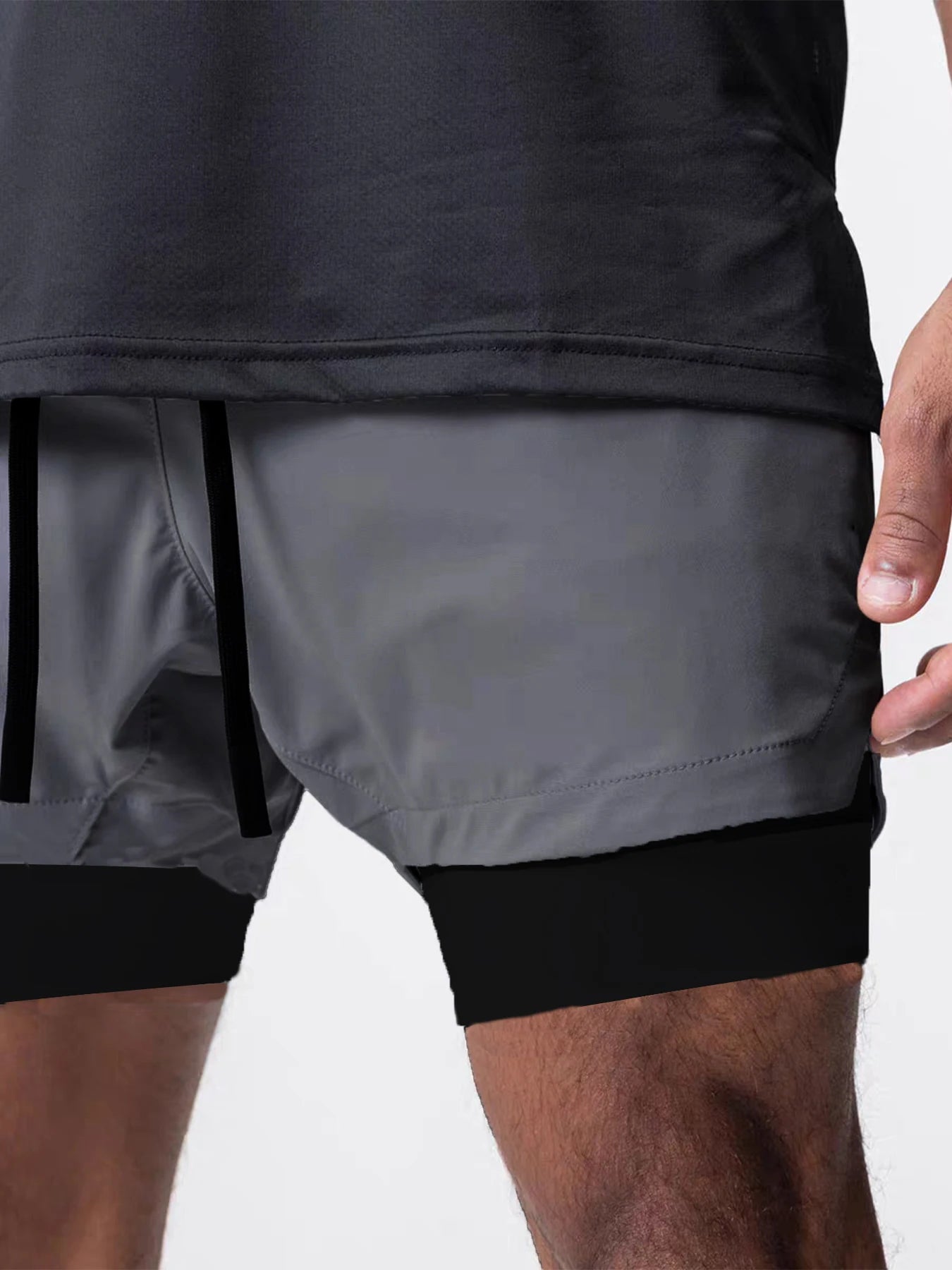 Double layered, quick drying shorts