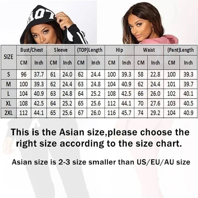 Zip-up Hoodie and Pants Casual Jogging Set