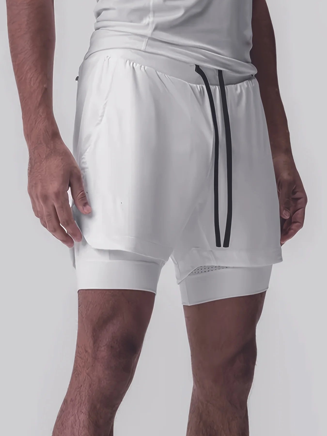 Double layered, quick drying shorts
