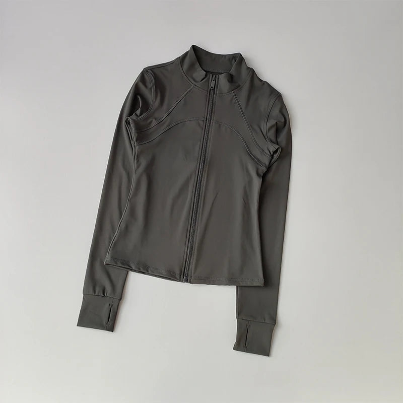 Windproof Long Sleeved Sports Jacket