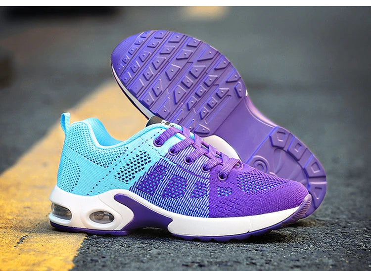 Womens Lace Up Soft Sneakers