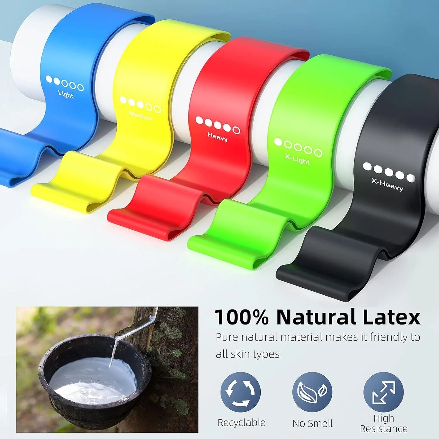 Resistance Fitness Band set