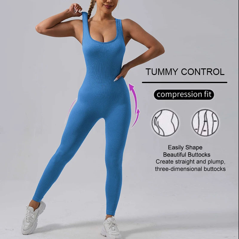 High Stretch Sports Jumpsuit