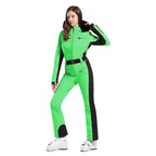 Stay Stylish on the Slopes: Women's Thickened One-Piece Ski Suit - Waterproof, Windproof & Breathable! ❄️⛷️✨