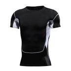 Men's Quick Dry Compression T-Shirt – Short Sleeve Running & Gym Top