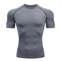 Men's Quick Dry Compression T-Shirt – Short Sleeve Running & Gym Top