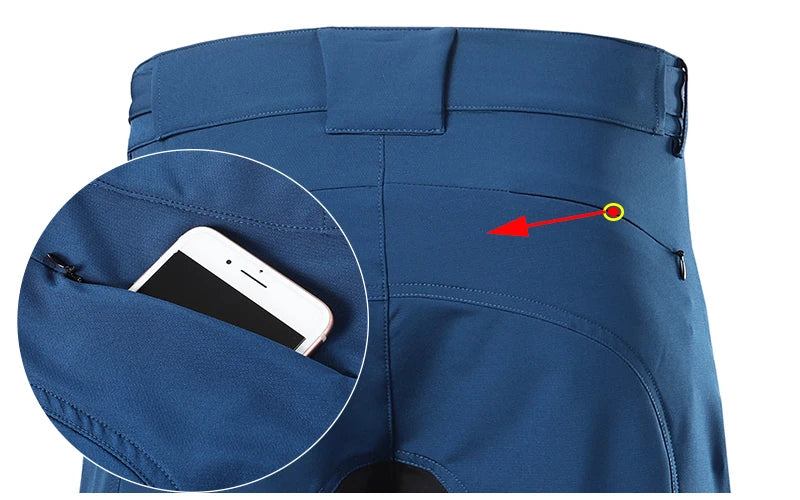 Men's Loose Fit MTB Cycling Shorts – Quick Dry Mountain Bike Shorts
