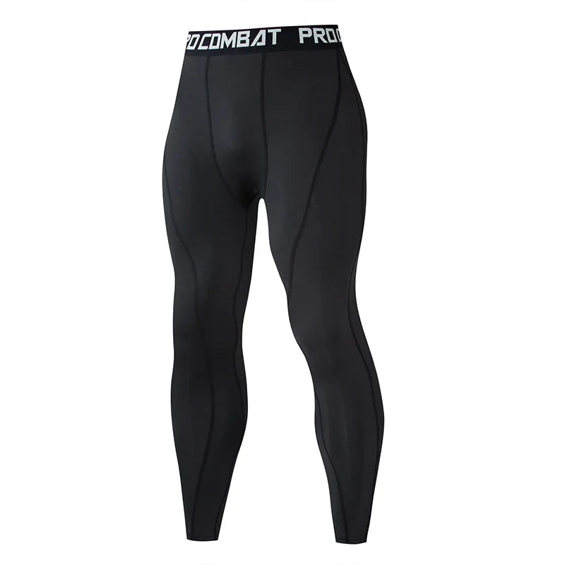 Men's Compression Running Leggings – Quick Dry Gym & Training Tights