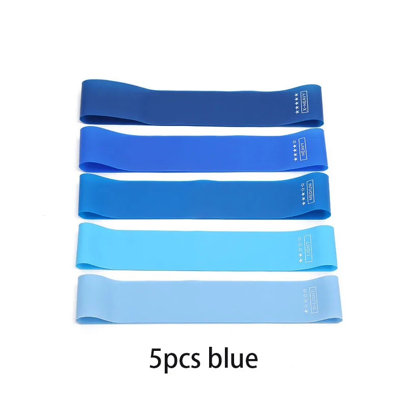 TPE Resistance Band Set – 5 Levels for Strength Training & Toning