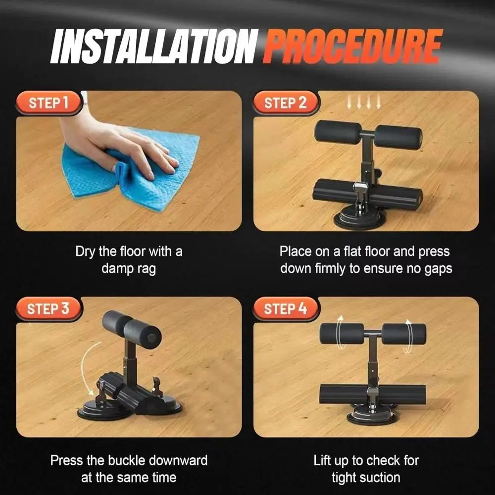 CoreGrip Sit-Up Assist Bar (With Resistance Band)