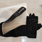 Unisex Half Finger Gym Gloves – Non-Slip Wrist Support Fitness Gloves