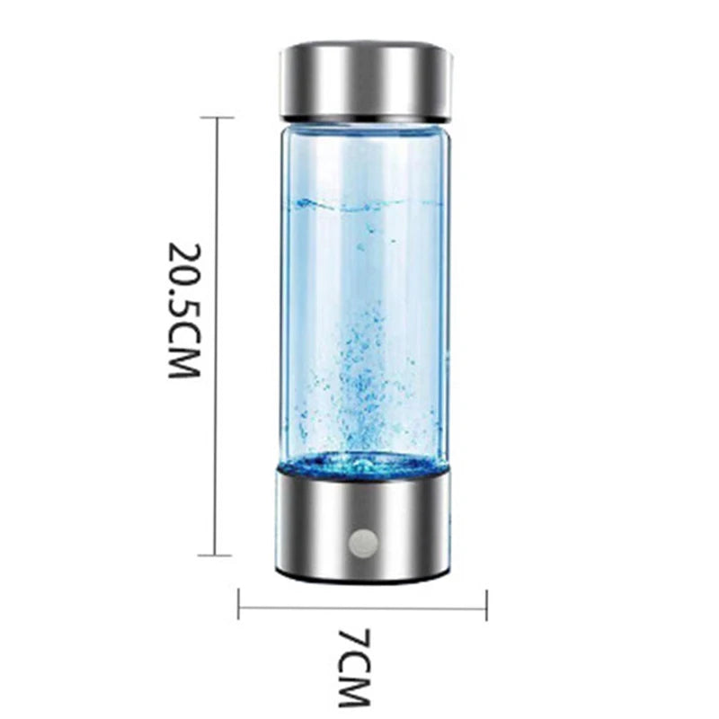 Hydrogen Water Bottle – USB Rechargeable Titanium Filter | Antioxidant Rich Water