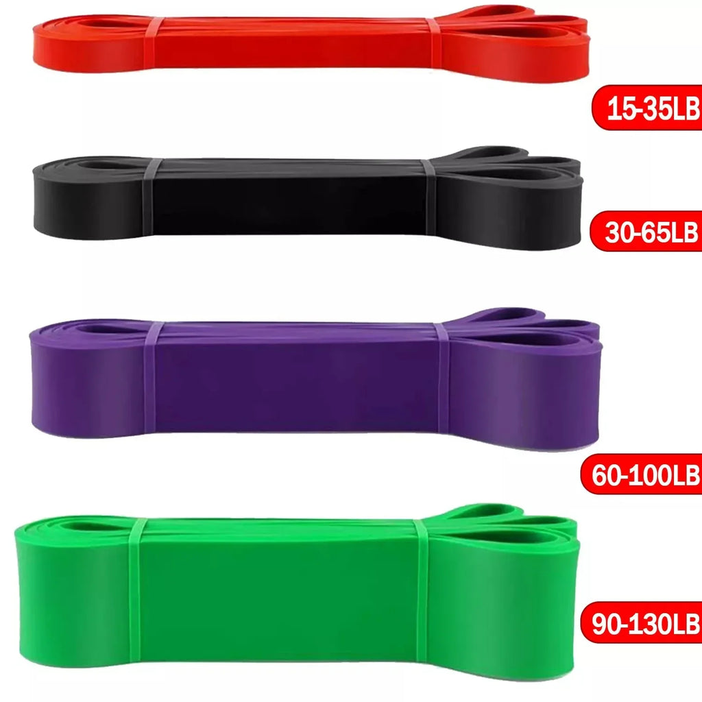 Latex Resistance Bands Set – 5 to 120lbs | Home Gym Training