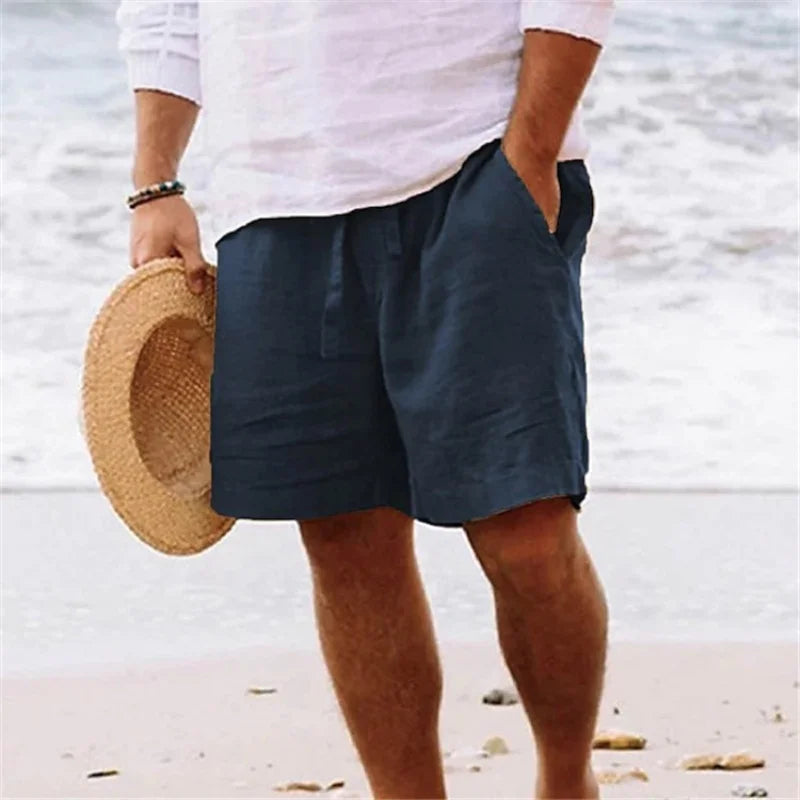 BreezeFit Men’s Linen Shorts