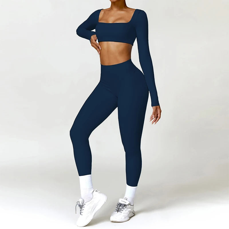 Women's 2-Piece Quick Dry Gym Set – Sports Bra & Leggings Activewear