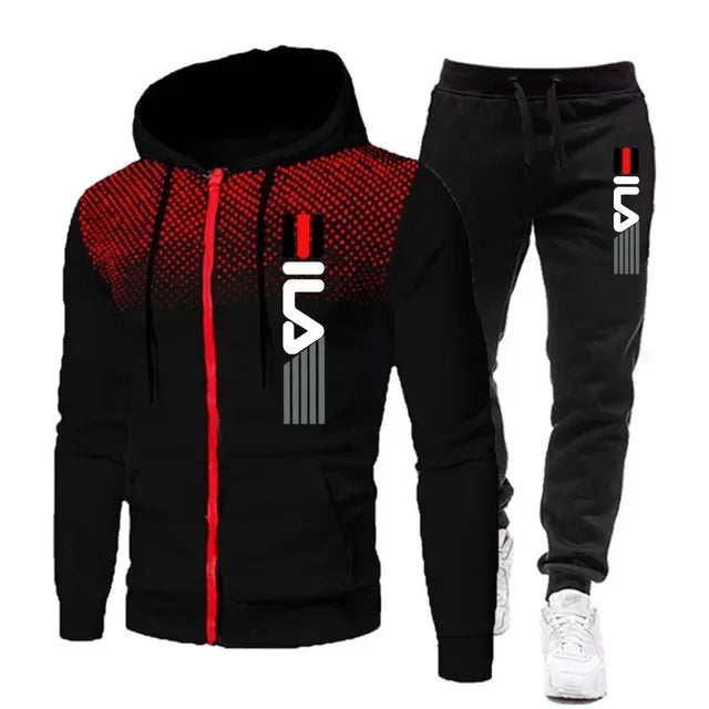 Men's Fleece Tracksuit – Hoodie & Sweatpants Jogger Set