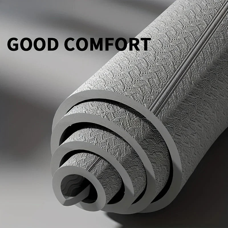 Foldable TPE Yoga Mat – Non-Slip, Lightweight & Portable
