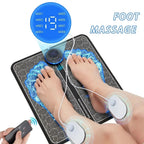 EMS Electric Foot Massager Pad – 6 Modes & 9 Intensity Levels