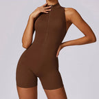 Women's One-Piece Sports Bodysuit – Yoga Running & Dance Jumpsuit