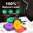 Latex Resistance Bands Set – 5 to 120lbs | Home Gym Training