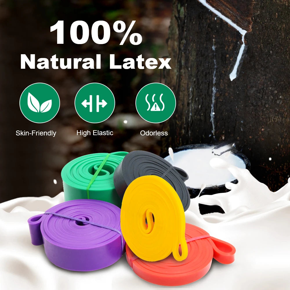 Latex Resistance Bands Set – 5 to 120lbs | Home Gym Training