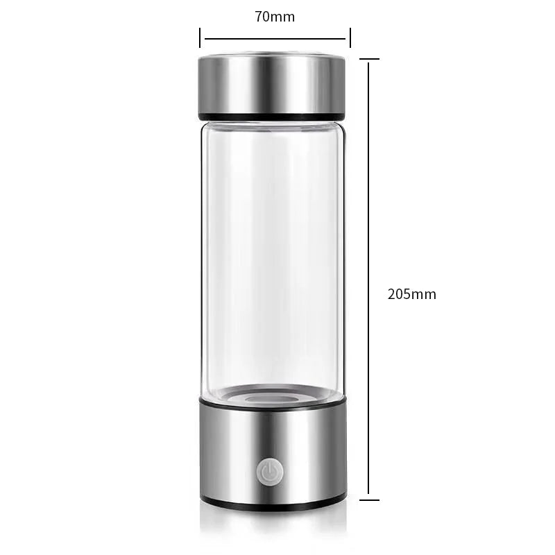 Hydrogen Water Bottle – USB Rechargeable Titanium Filter | Antioxidant Rich Water