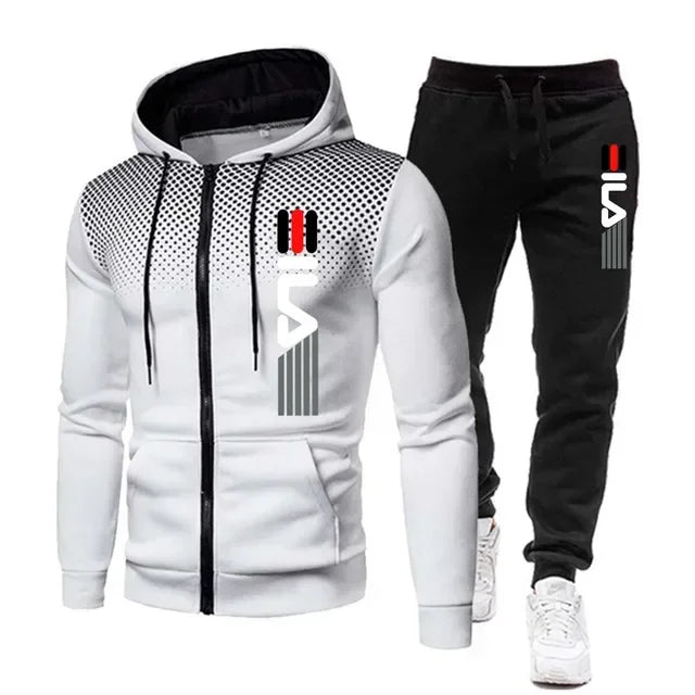 Men's Fleece Tracksuit – Hoodie & Sweatpants Jogger Set