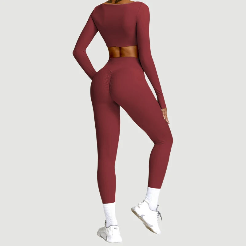 Women's 2-Piece Quick Dry Gym Set – Sports Bra & Leggings Activewear
