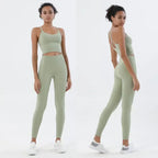 Women's 2-Piece Gym Set – Sports Bra & High-Waist Legging