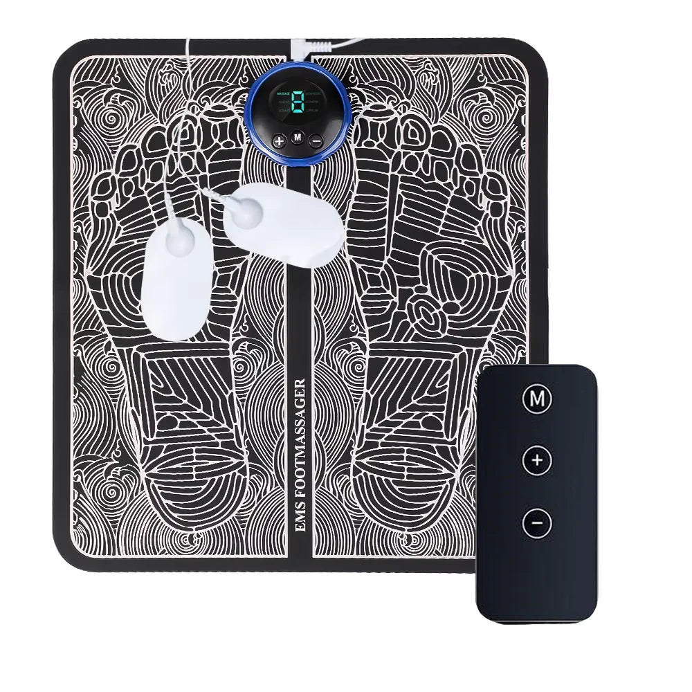 EMS Electric Foot Massager Pad – 6 Modes & 9 Intensity Levels