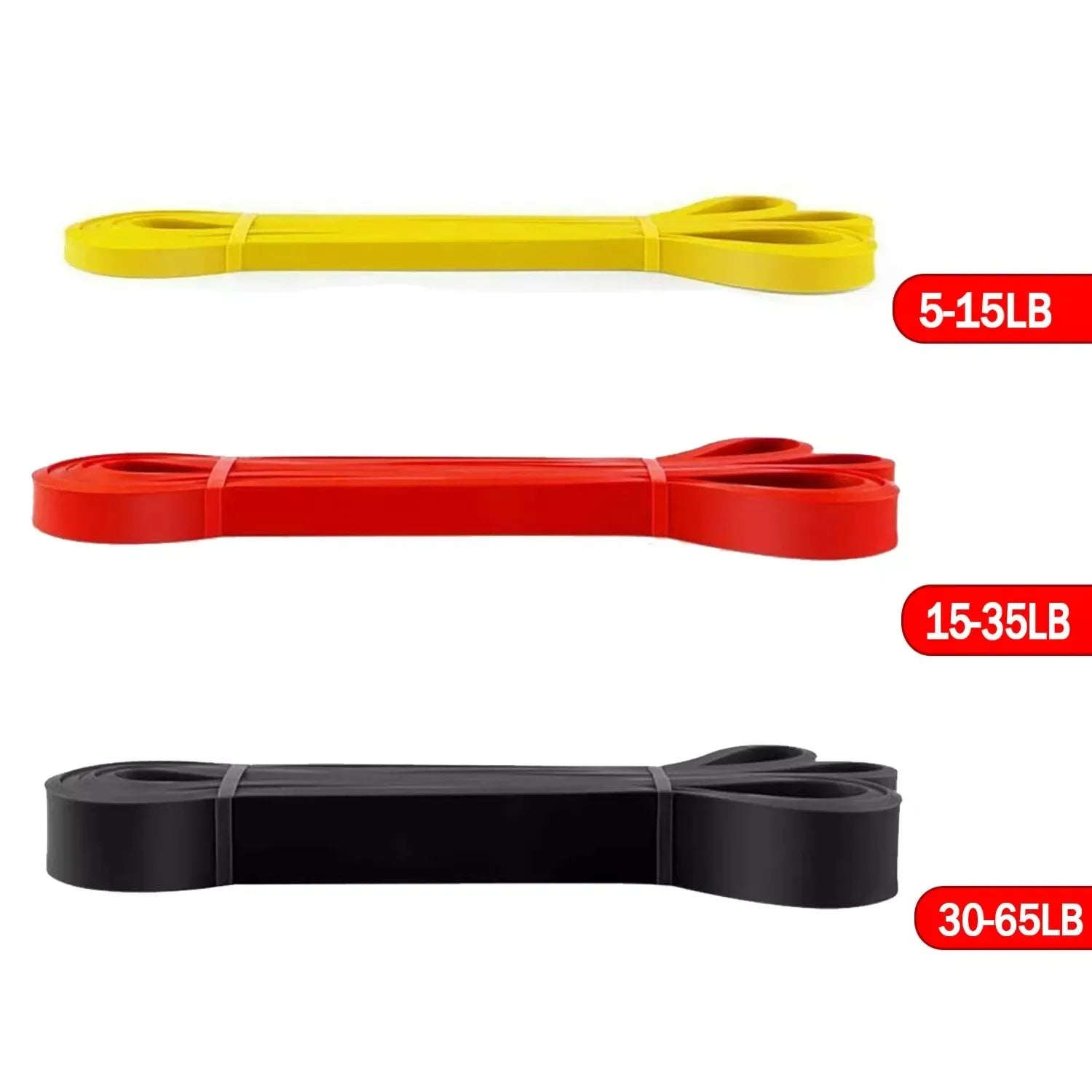 Latex Resistance Bands Set – 5 to 120lbs | Home Gym Training