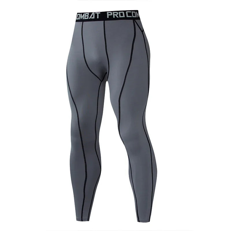 Men's Compression Running Leggings – Quick Dry Gym & Training Tights