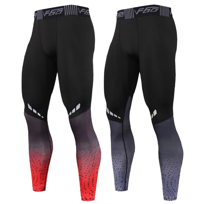 Men's Compression Running Leggings – Quick Dry Gym & Training Tights