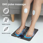 EMS Electric Foot Massager Pad – 6 Modes & 9 Intensity Levels
